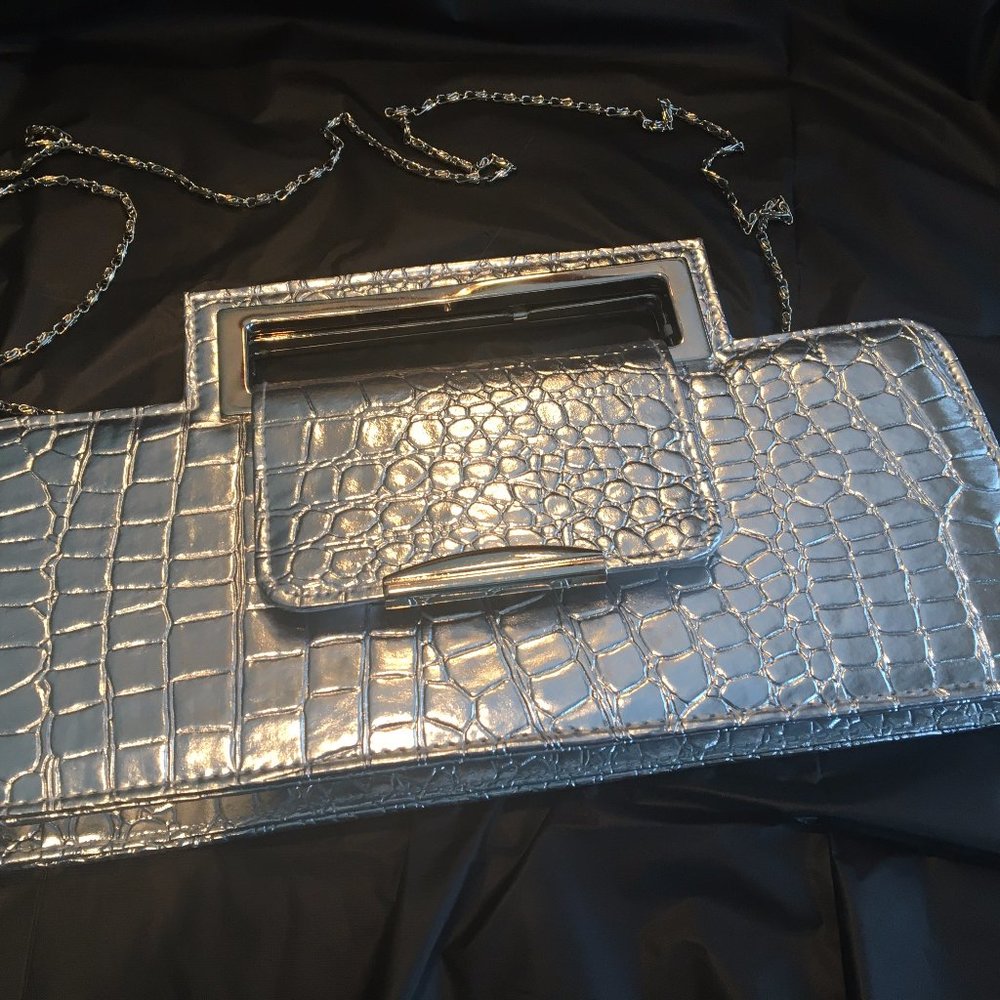 Francis Silver Handbag
